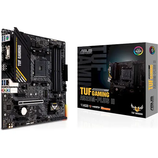 Материнська плата ASUS TUF Gaming A520M-Plus II (TUF Gaming A520M-Plus II) (Socket AM4, AMD A520, Micro-ATX) - фото 5