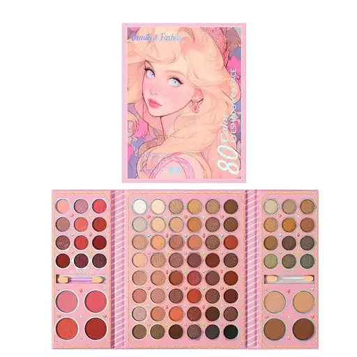 Набір дитячої декоративної косметики IGOODCO тіні, рум'яна, аплікатори IG3170