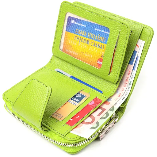 Кожаный женский кошелек Canpellini 9.5х13.2х3 см acs0025112 - фото 4