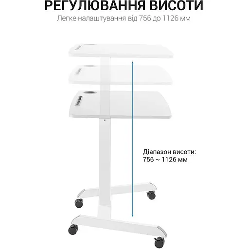 Комп'ютерний стіл OfficePro ODM380W - фото 5