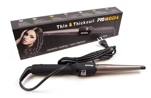 Конусна плойка для волосся Mozer MZ7010B 32 кераміка 32 мм обертовий шнур