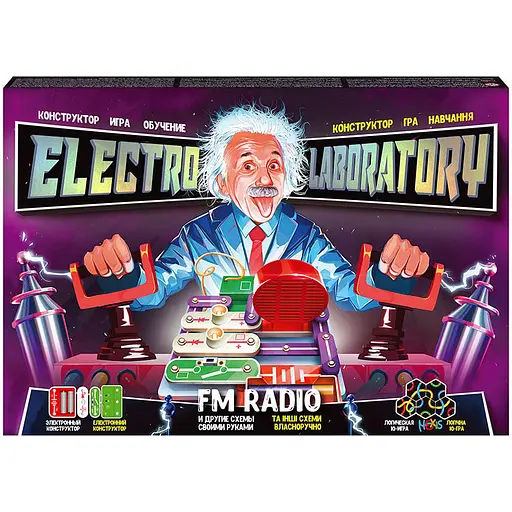 Электронный конструктор Electro Laboratory. FM Radio Danko Toys ELab-01-01 - фото 1