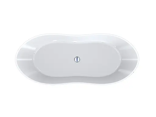 Ванна Mraggo Florda глянцевая из литого мрамора 1800x750x722 00312701 Белый - фото 2