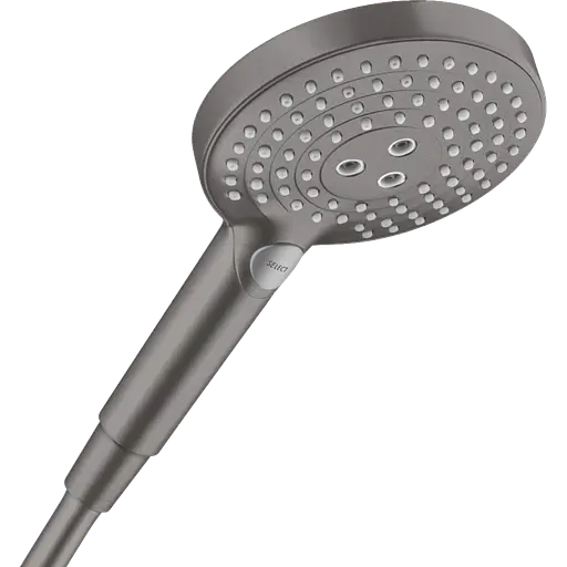 Ручной душ Hansgrohe Raindance Select S 120 3jet черный матовый хром 26530340, Шлифованный черный хром - фото 1