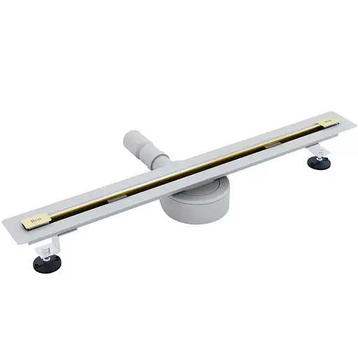 Трап для душа Rea Neo 70 Ultra Slim Pro brushed gold REA-G9804 - фото 4