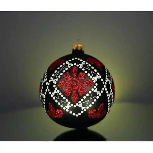 Набір ялинкових прикрас Різдвяні історії Код нації: Херсонщина 3 кулі скло (4820001107104) - фото 4