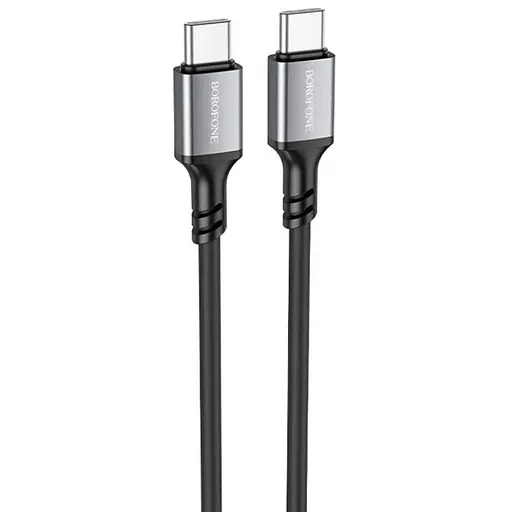 Дата кабель Borofone BX83 Famous PD60W Type-C to Type-C (1m) Black