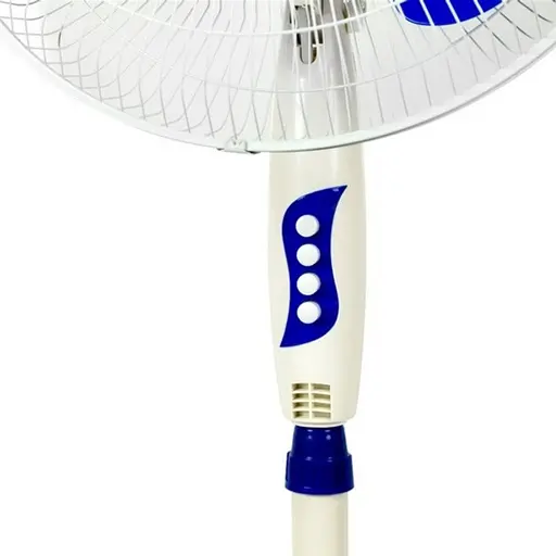 Напольный вентилятор Rotex RAF42-B 40Вт 40см с защитной решеткой и регулировкой высоты 16.5м² Белый/Синий - фото 4