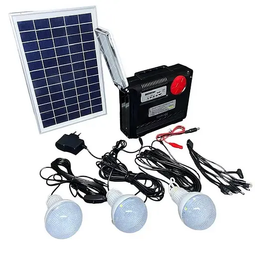 Зарядная станция Silver Toss ST1980 + солнечная панель + лампы  + фонарь - фото 7