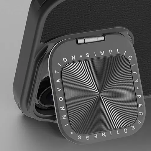 Кожаный чехол-книжка Nillkin Qin Prop Plain Camshield для Apple iPhone 16 Pro 6.3 Classic Black - фото 6