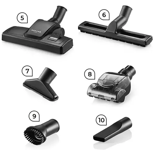 Пилосос без мішка Mozano Max MultiCyclone 4000 Вт Beige AGD/ODK/C/03#BEZ - фото 2