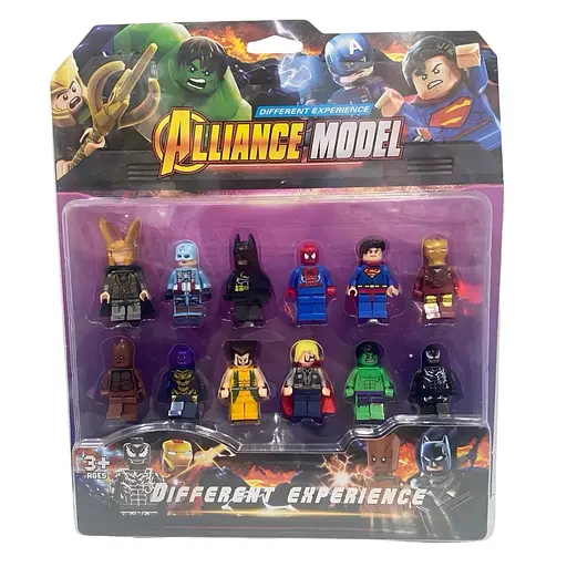 Набор игровых фигурок "Супергерои" для коллекционирования, 12 персонажей в комплекте

 - фото 7