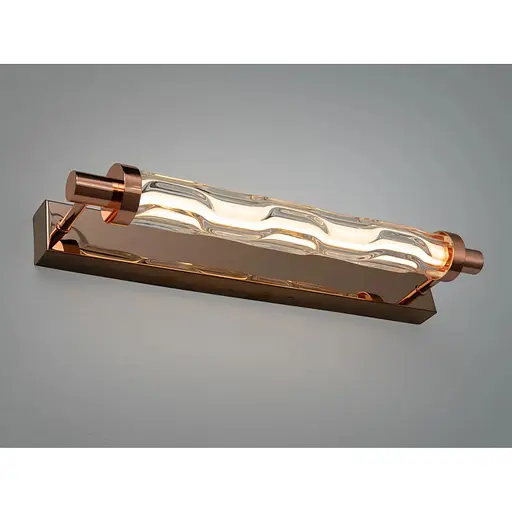 Настінне LED бра Romin Лофт золото 10 Вт хвилясте скло - фото 1