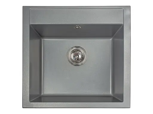 Кухонная мойка гранитная Miraggio Bodrum 510 gray 508x495x227 00206306, Серый - фото 1