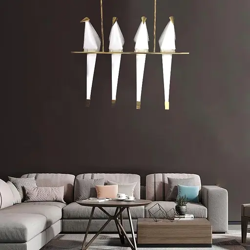 Люстра-композиция из четырех птиц | Ст. AS 145/4 | Line F - фото 1