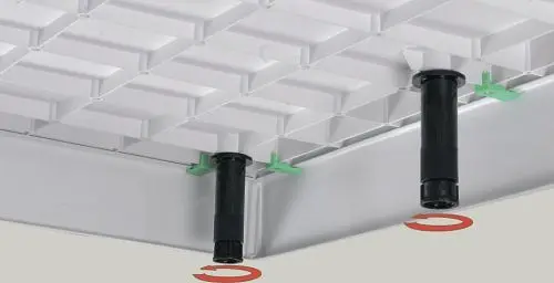 Душевой поддон Eger 80x80 см SMC с панелью и ножками 599-8080R fullset - фото 5