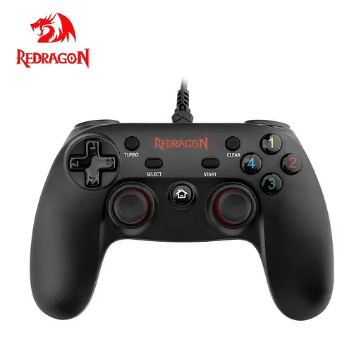 Проводной геймпад Redragon Saturn G807 USB Xinput-PS3 12 кнопок (Черный) - фото 3