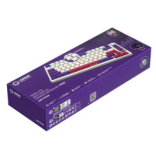 Клавиатура Lorgar KBP7075W Wireless Pro 75% Exploded White EN/UA (LRG-KBP7075W-WH-US) - фото 10