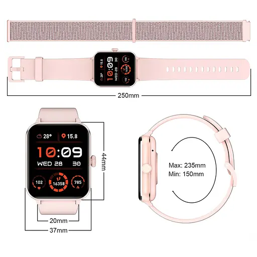 Годинник Blackview R50 Pink - фото 2