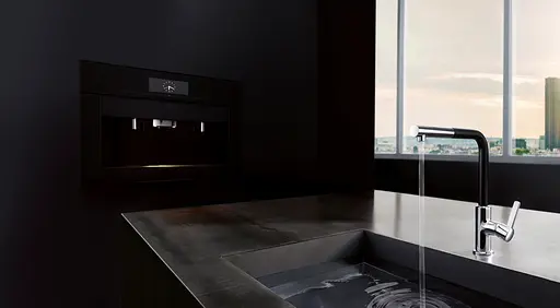 Смеситель для кухни Kludi L-ine S черный мат 408518775 - фото 2