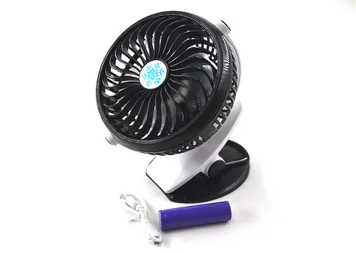 Настольный портативный мини вентилятор Mini Fan ML-F168 бытовой на аккумуляторе от USB с прищепкой - фото 2