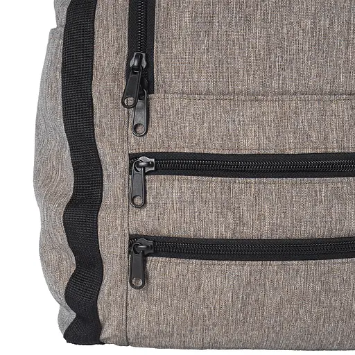 Рюкзак-антикрадій OOLOO Крапля 45х27х14 см, кавовий 4240 - фото 5