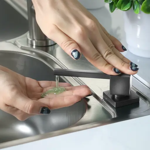 Дозатор для кухонної мийки врізний Nett DTGr-300 - фото 3