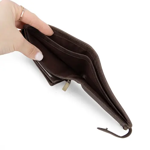 Гаманець чоловічий шкіряний Nordee HJORT 992L коричневий - фото 6