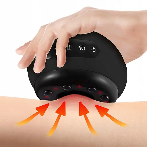 Массажная вакуумная банка 4FIZJO аккумуляторная с ИК прогревом 4FJ0517 Black (P-5907739318695) - фото 13