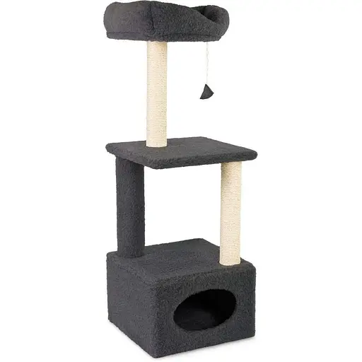 Дряпка Природа Д23 для котів з будиночком 36x36x115 см [CD] - фото 1