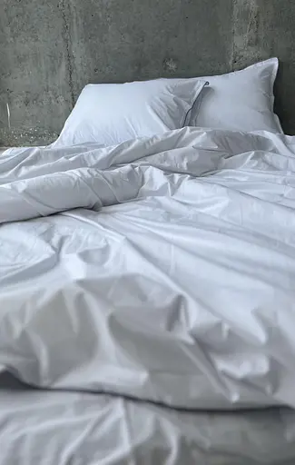 Комплект постільної білизни двоспальний євро 200х220 см варена бавовна White Dream Білий (2005) - фото 5