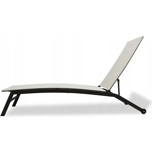 Садовый лежак Chomik Garden Line Soul с колесами бежевый - фото 4