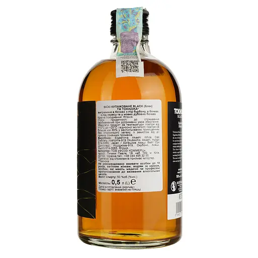 Виски Tokinoka Black 50% 0.5 л - фото 3