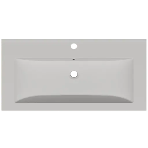 Раковина глянцевая врезная Amidicon Cosmo 90 900x450 из литого камня Cosmopolite_90_HL, Белый - фото 4