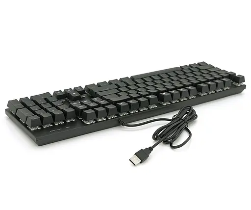 Клавіатура механічна ігрова з підсвічуванням iMICE Model GK-600 USB Wired Type-C, Eng/Укр/Рус, Black - фото 4