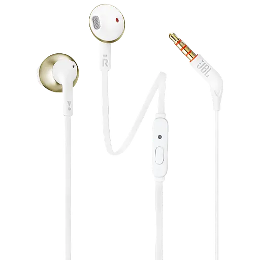 Наушники JBL вкладыши T205 проводная гарнитура Rose Gold ( T205RGD) - фото 6