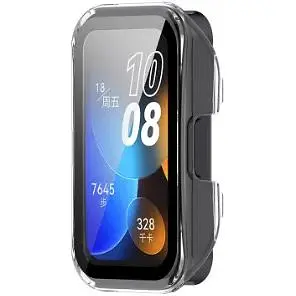 Чехол-накладка DK для Huawei Band 8 / 9 Пластик Gloss Glass Full Cover (016251) (clear) - фото 3