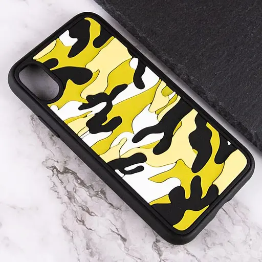 Чохол Epik TPU+PC Army Collection для Apple iPhone XS Max 6.5 Жовтий - фото 3