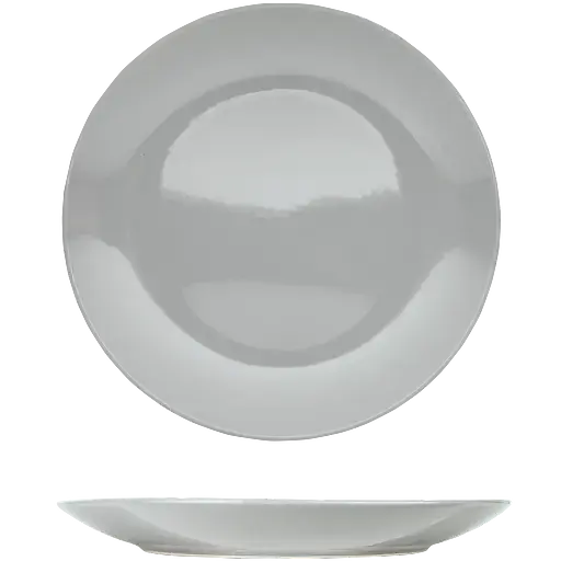 Тарілка керамічна Well Done 27 см графітова (WD-5024B) - фото 1