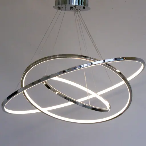 Подвесная люстра Friendlylight Wheel 3 Chrome FL5126 - фото 2