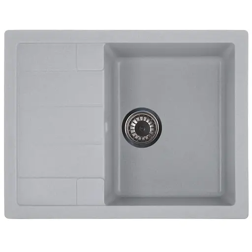 Кухонная мойка Zerix ZS-6550S-09 gray ZX4543, Серый - фото 1
