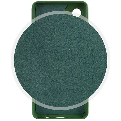 Чохол TPU GETMAN Liquid Silk Full Camera для Motorola Moto E13 Зелений / Dark green - фото 3