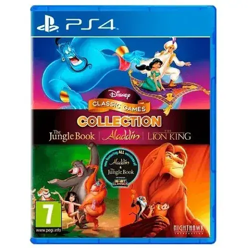 Гра Disney Classic Games Collection Aladdin The Lion King The Jungle Book (англійська версія) (PS4)