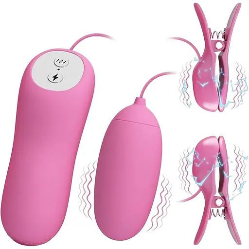 Набір секс іграшок Pretty Love Electric Shock Vibro-Bullets 3 шт. рожевий