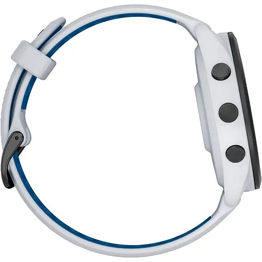 Смарт-годинник Garmin Forerunner 265 Black Bezel with Whitestone Case and Whitestone/Tidal Blue Silicone Band (010-02810-01) [89366] - фото 5