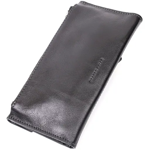 Кожаный женский кошелек Grande Pelle 21х10.5х2 см acs0027017 - фото 2