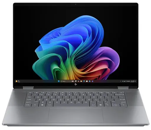 Ноутбук HP 16 OmniBook X Flip x360 16-ar0004ua WUXGA IPS Touch/AMD AI 5 340/16GB/512SSD/UMA/Win11/Grey (C3VD4EA) - фото 1