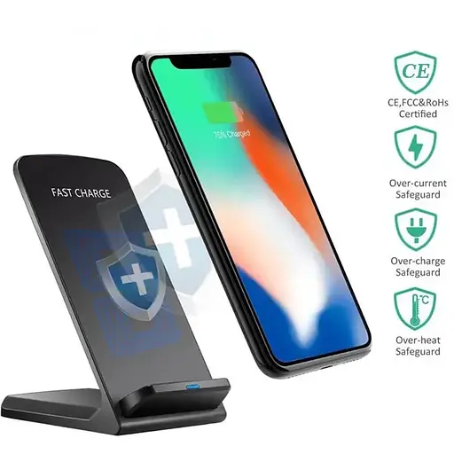 Беспроводное зарядное устройство Interlook FAST CHARGE QI 15W Smart Sensor