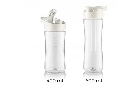 Портативний блендер 3 в 1 Mozano Nutri Sport 450Вт Білий 3 ємності в комплекті - фото 6