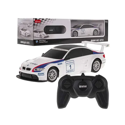 Машинка RASTAR BMW M3 R/C 1:24 білий 48300